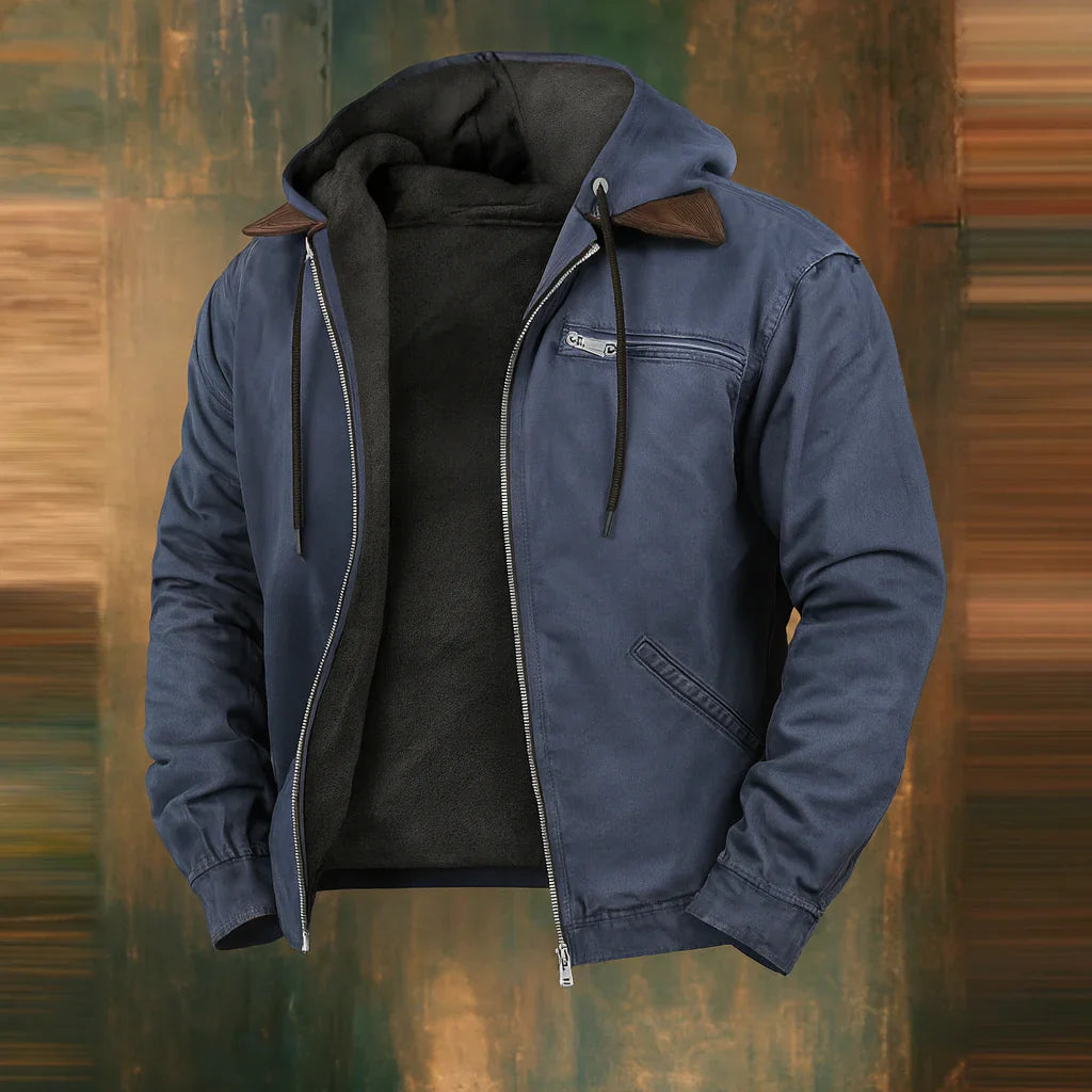 Herrbomberjacka vinter med modern design 1