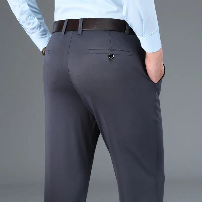 Herrbyxor Modern Stil Stretch för Vardags och Fest 4