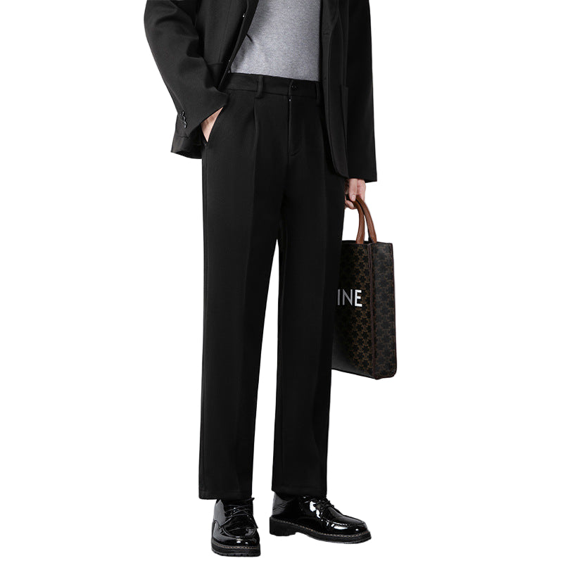 Herrbyxor Skräddarsydda Slim Fit Ullmix 0