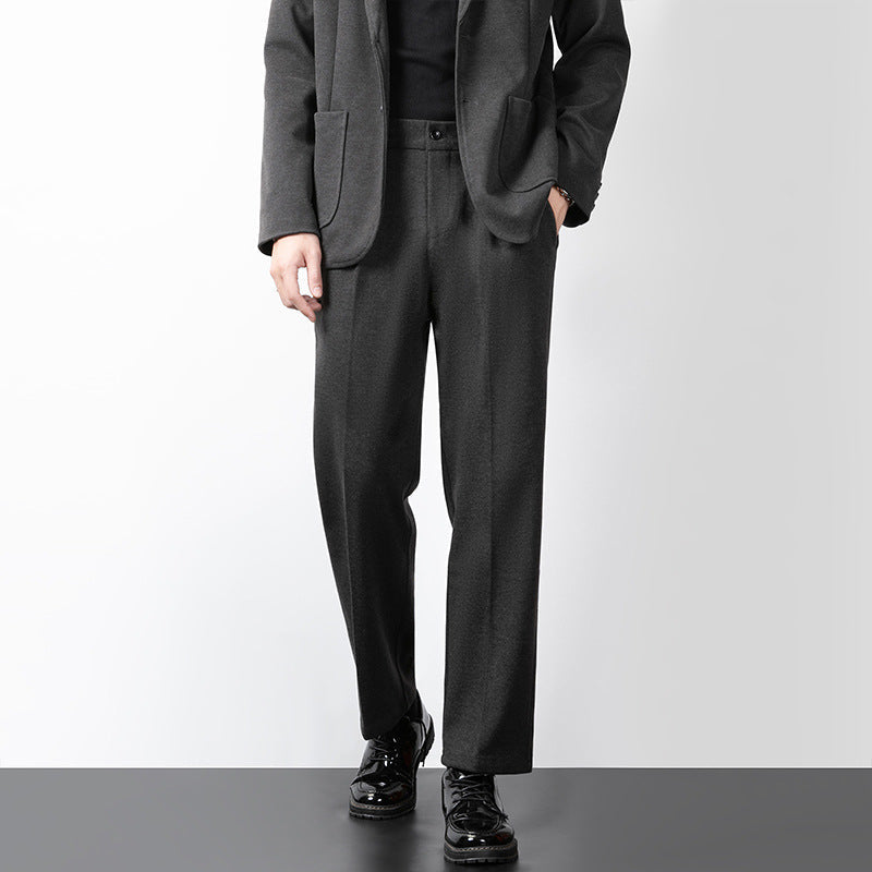 Herrbyxor Skräddarsydda Slim Fit Ullmix 1