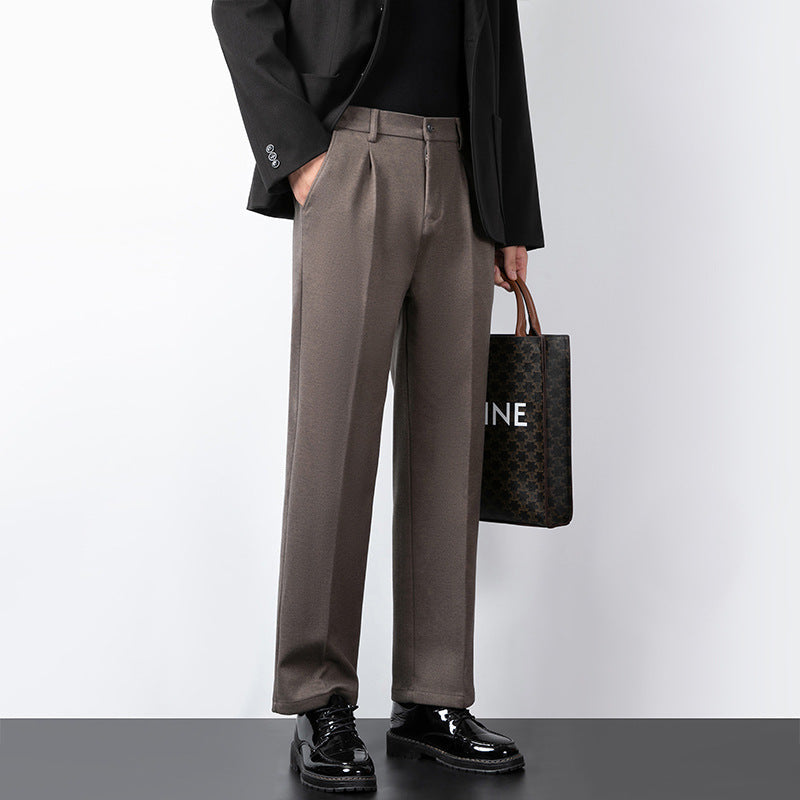 Herrbyxor Skräddarsydda Slim Fit Ullmix 2