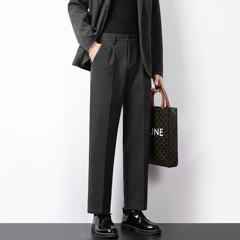 Herrbyxor Skräddarsydda Slim Fit Ullmix 3