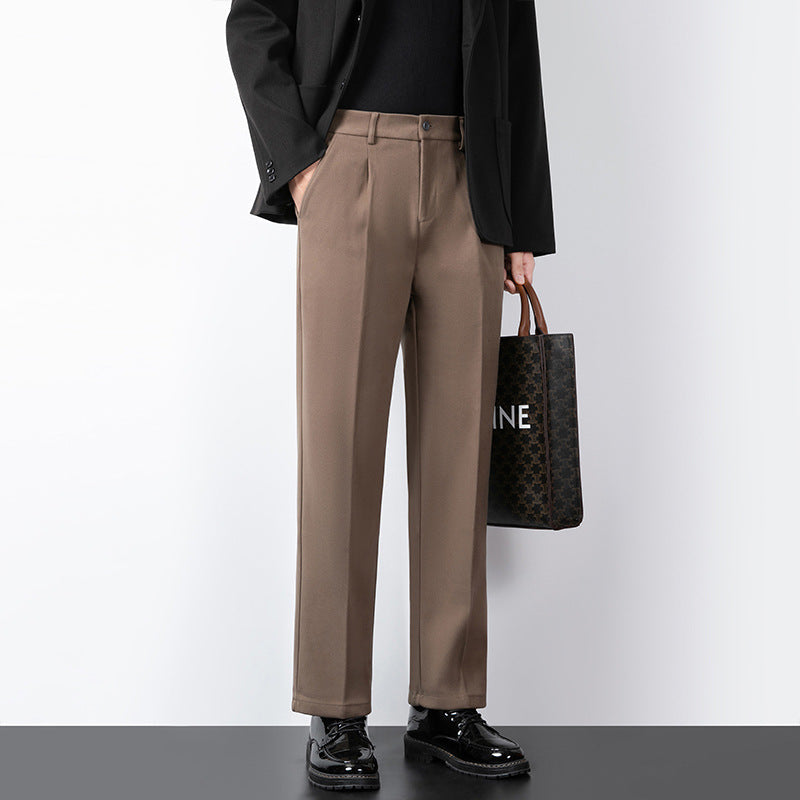 Herrbyxor Skräddarsydda Slim Fit Ullmix 4