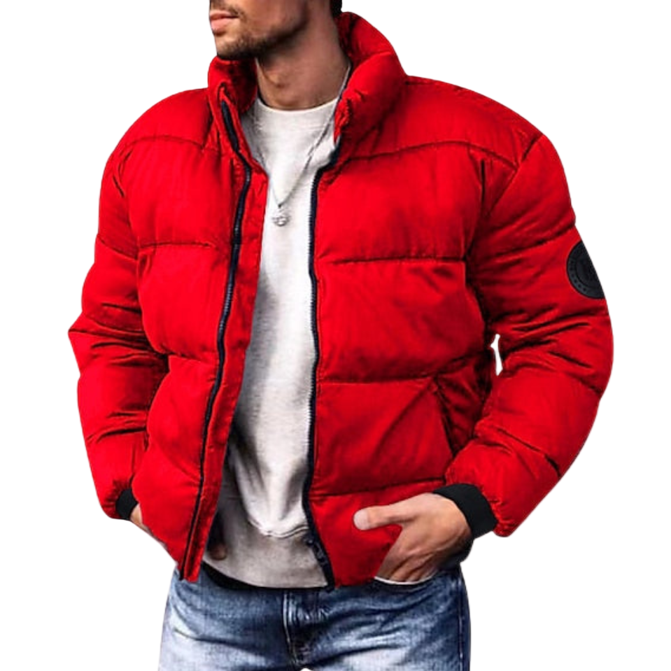 Herren Dunjacka Modern Design för Kalla Dagar 0