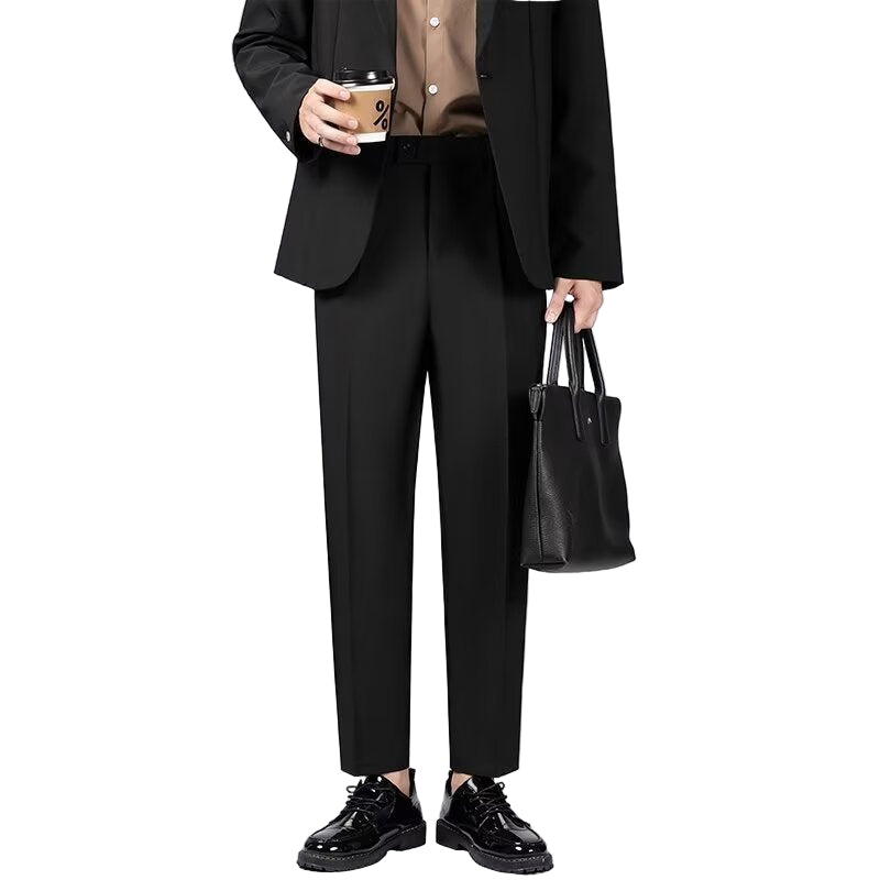 Herrens Ankelbyxor Slim Fit Ullblandning 0