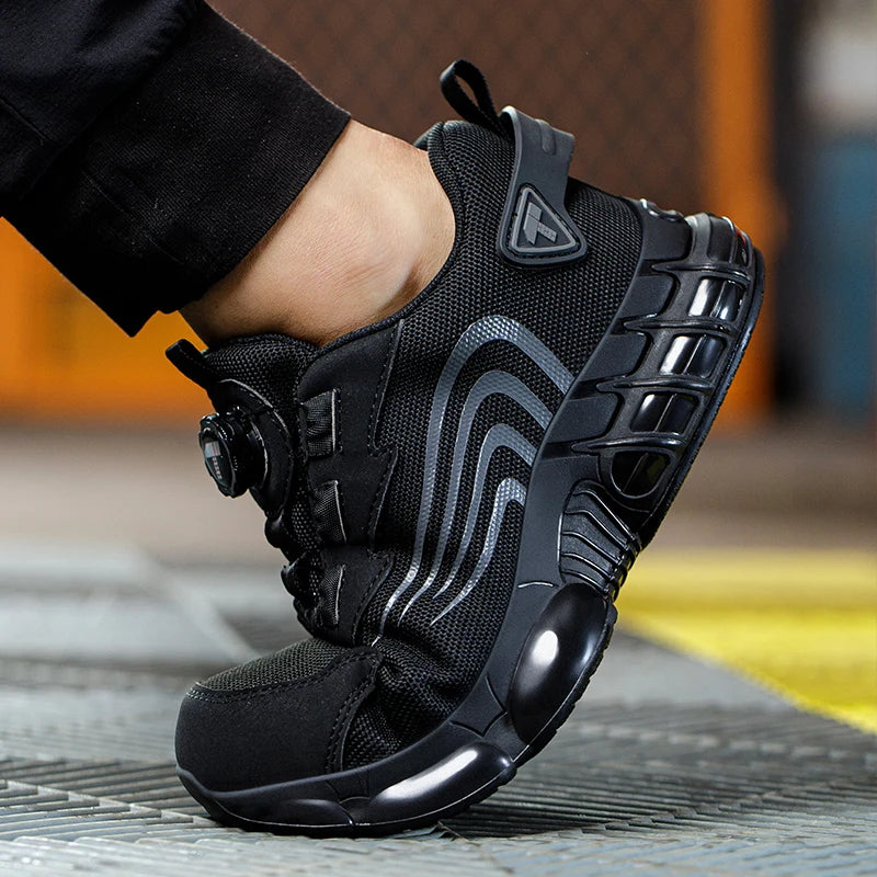 Herrens Arbetsskor Sportig Design med Rotary Knapp 5