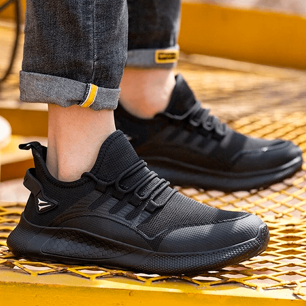 Herrens Arbetsskor med Slagtålig Design 0