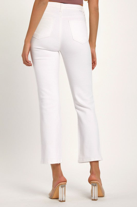 Herrens Avslappnade Denim Jeans Distresserad Material 3
