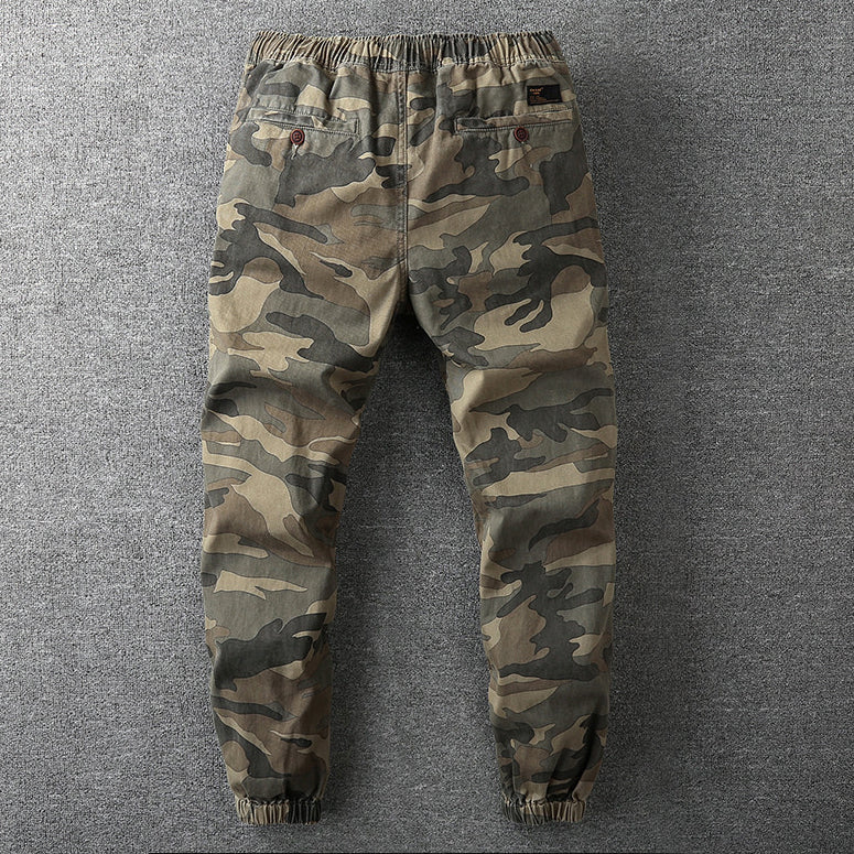 Herrens Cargo Byxor Taktisk Stil 2