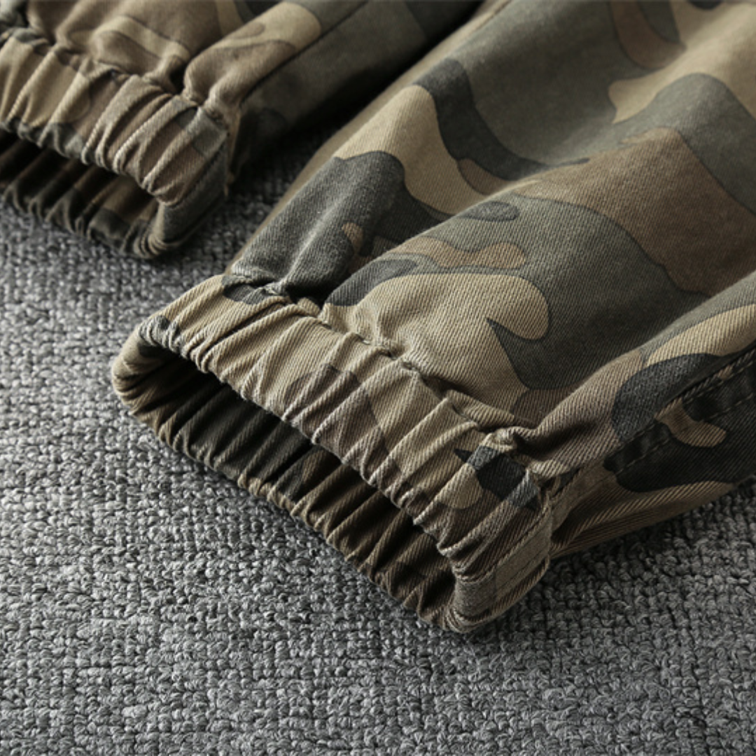 Herrens Cargo Byxor Taktisk Stil 8