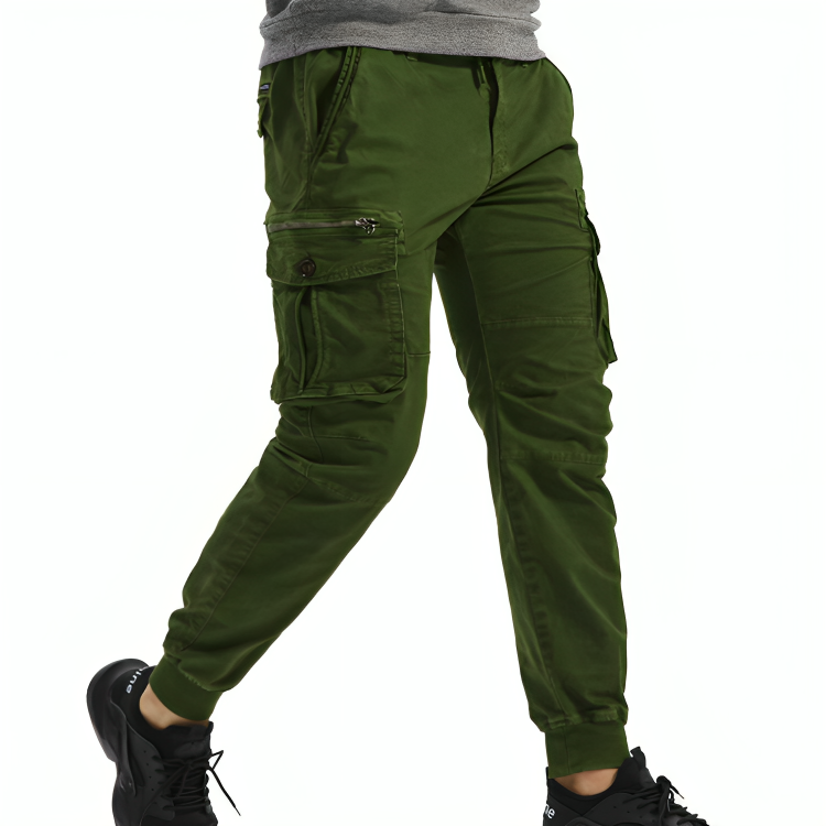 Herrens Cargo Byxor i Bomull 6