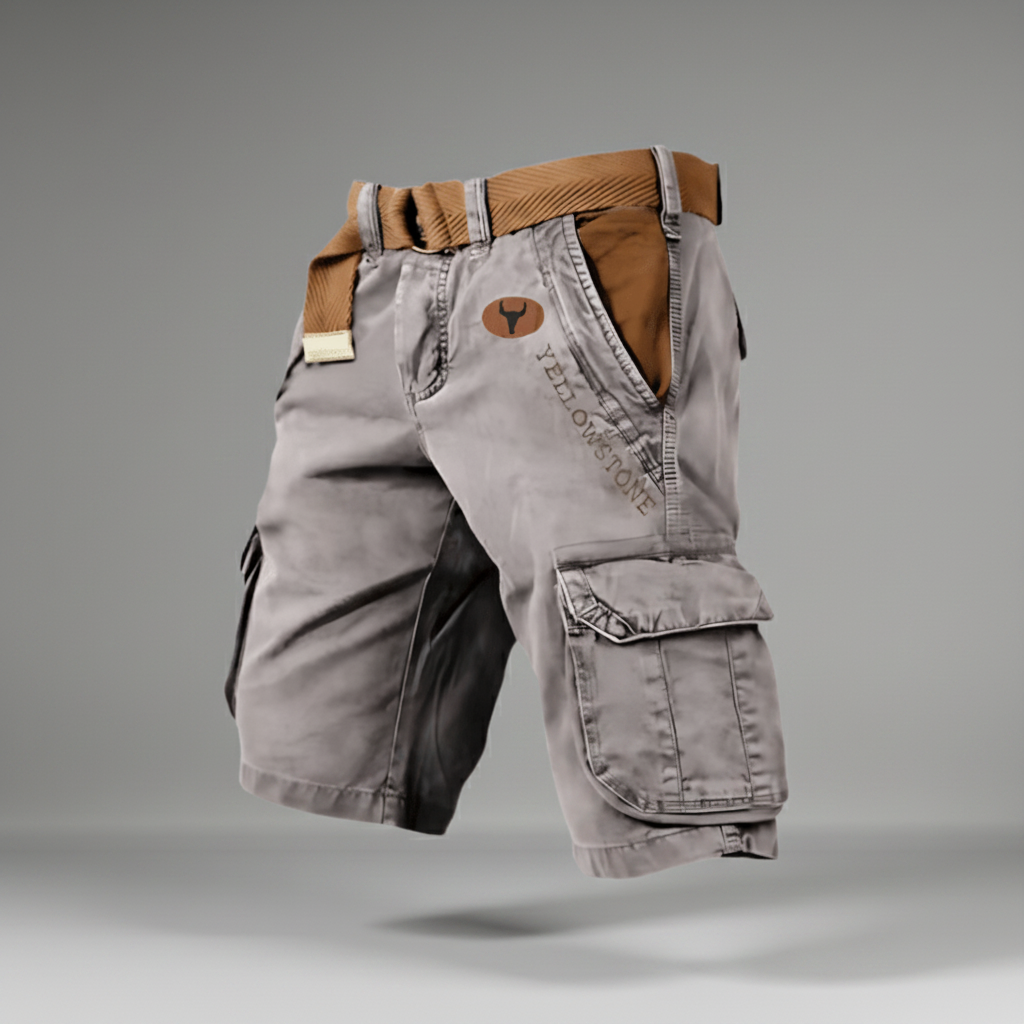 Herrens Cargo Shorts Funktionell Design 0