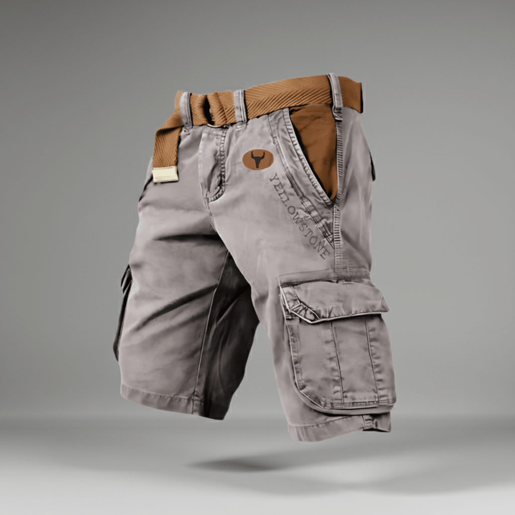 Herrens Cargo Shorts Funktionell Design 0