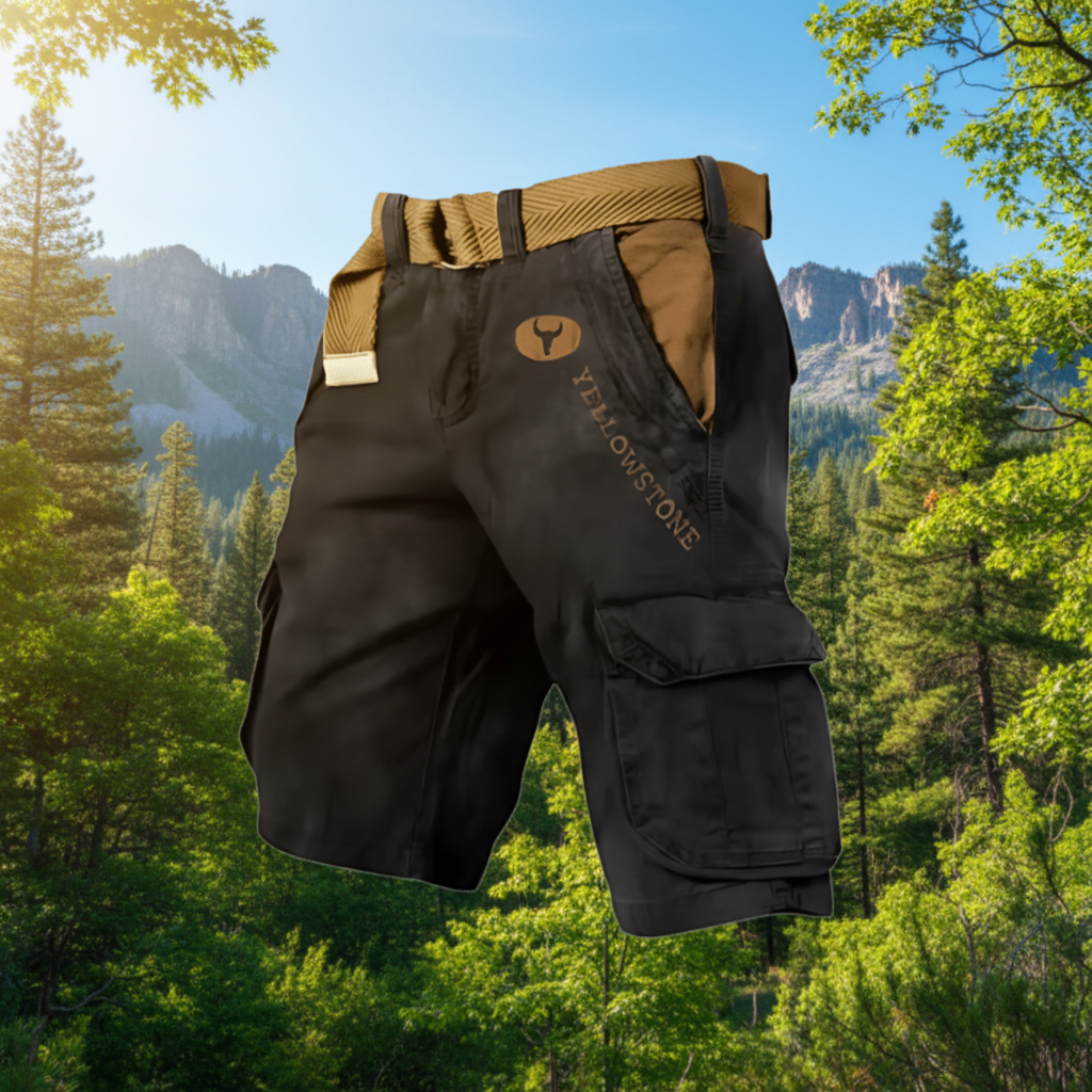 Herrens Cargo Shorts Funktionell Design 3