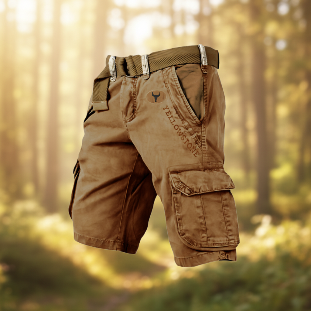 Herrens Cargo Shorts Funktionell Design 7