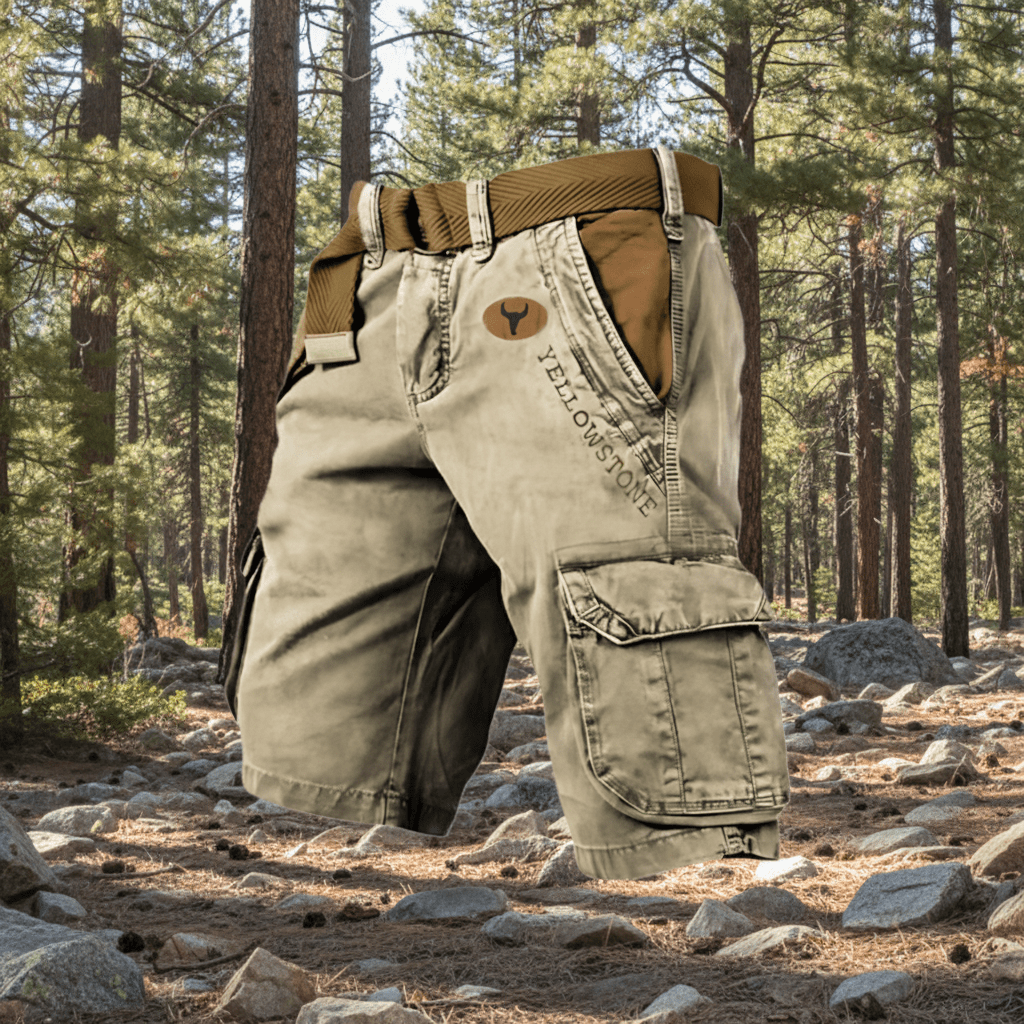 Herrens Cargo Shorts Funktionell Design 9