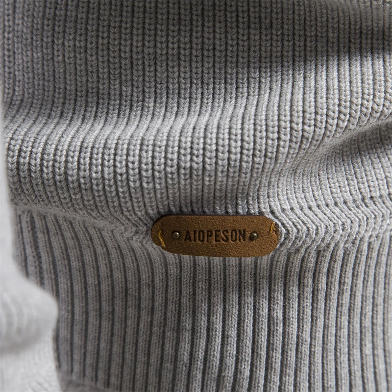 Herrens Huvtröja Dragkedja Mjuk Bomull Casual Stil 4