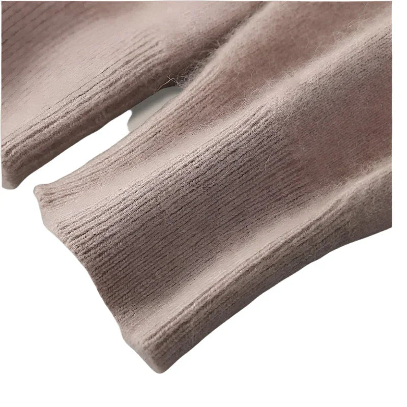 Herrens Kashmirtröja Knappad Klassisk Cardigan 8