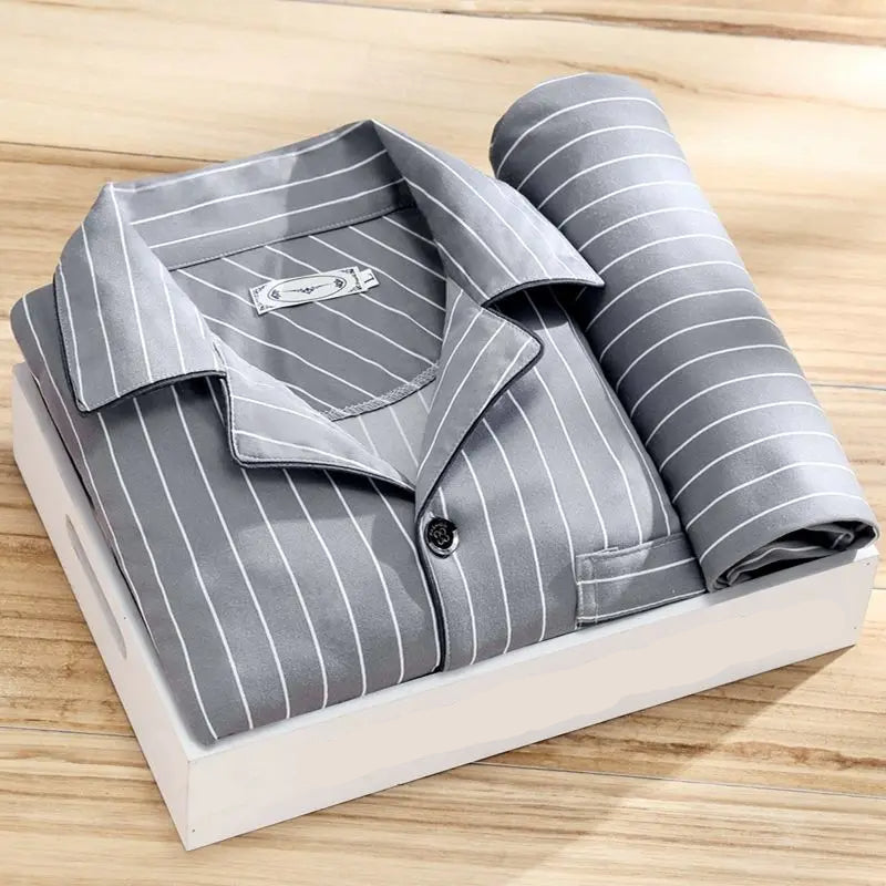 Herrens Pyjamasset Klassisk Stil 2
