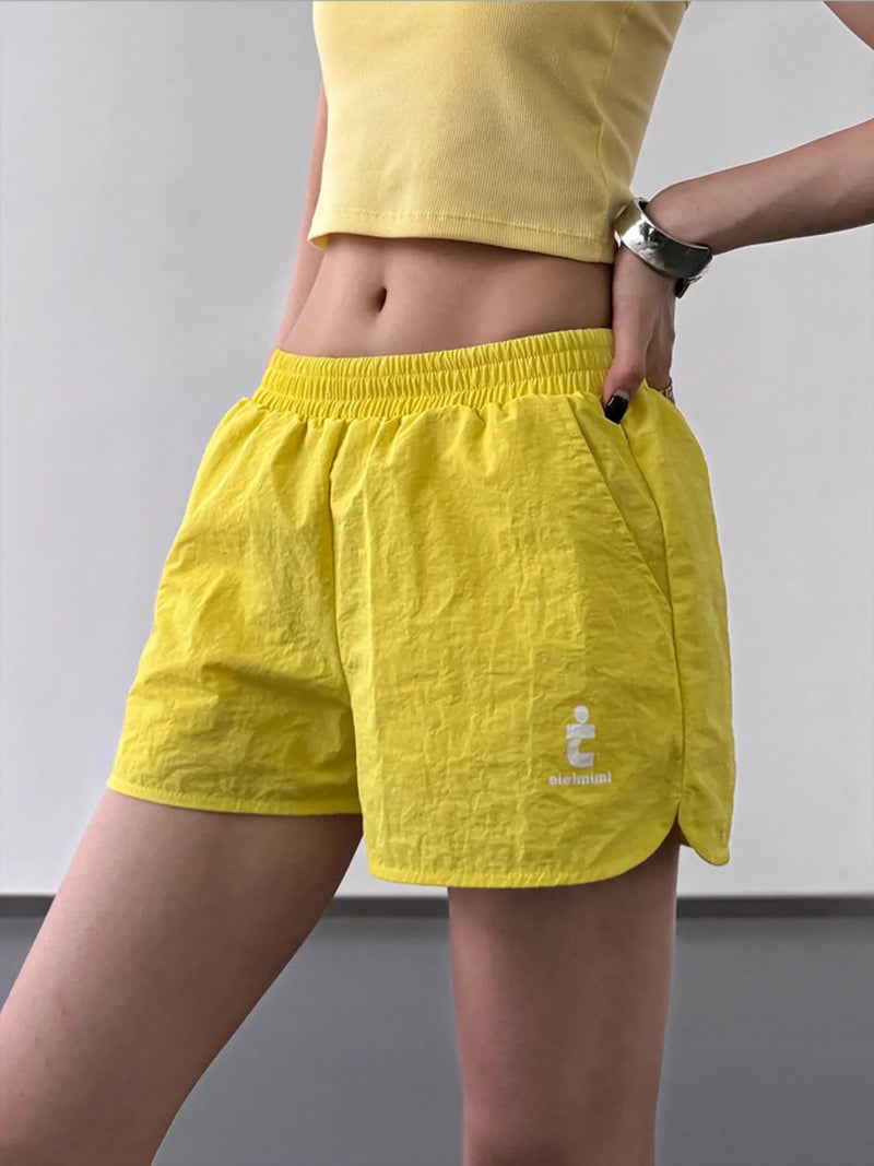 Herrens Shorts Avslappnad Bomull och Linne med Elastisk Midja 2