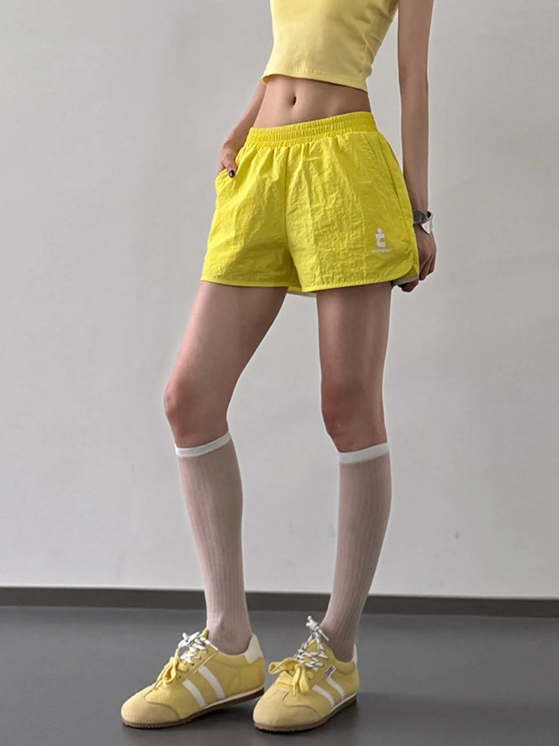Herrens Shorts Avslappnad Bomull och Linne med Elastisk Midja 5