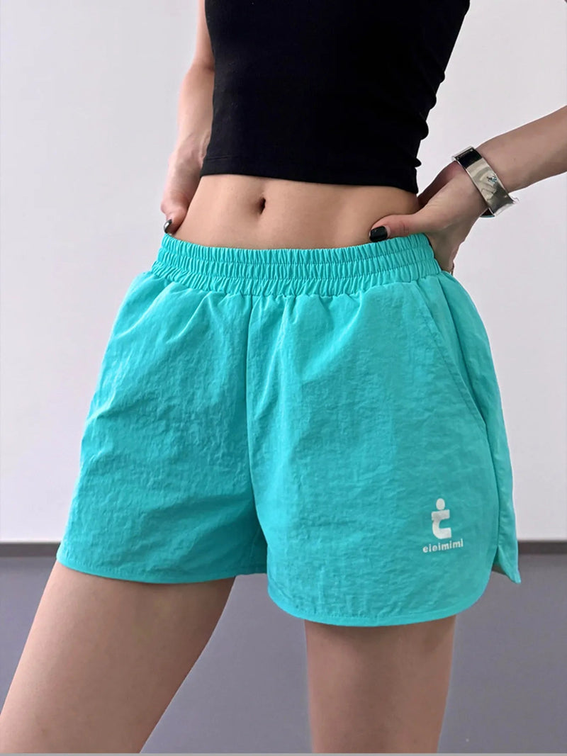 Herrens Shorts Avslappnad Bomull och Linne med Elastisk Midja 6