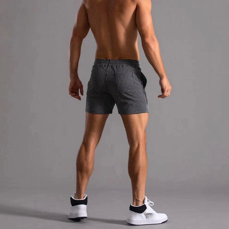Herrens Shorts i Pinstripe Stil för Aktivitet och Avkoppling 3