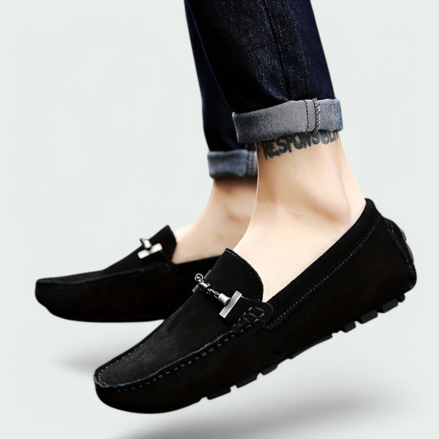 Herrens Slip-On Skor i Mocka 3