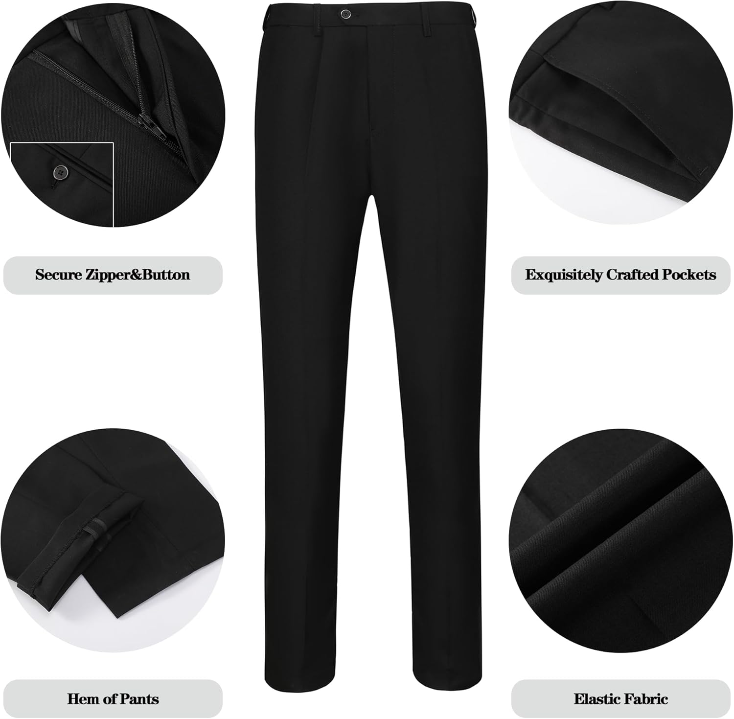 Herrens Smoking Klassisk Stil Formell 4