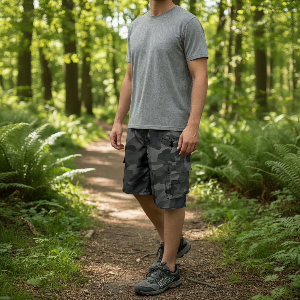 Herrens Sommarshorts med Funktionella Fickor 3