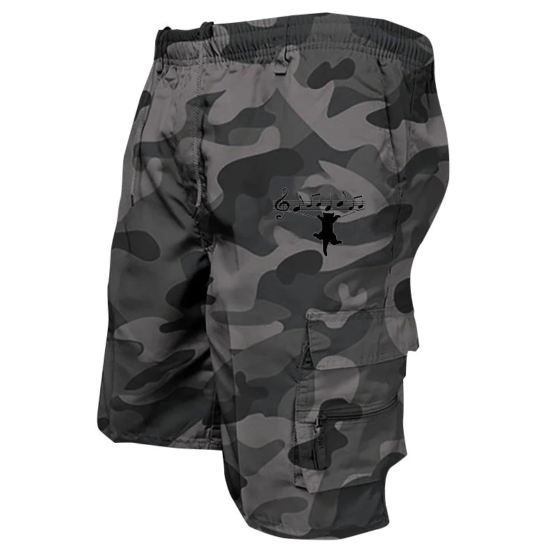 Herrens Sommarshorts med Funktionella Fickor 4
