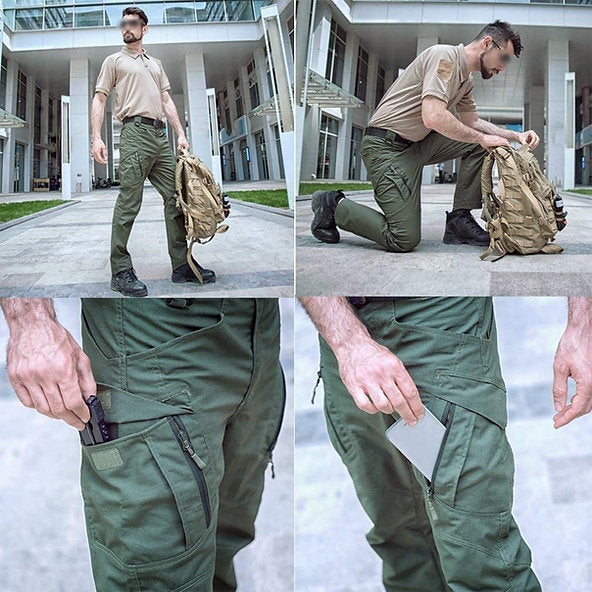 Herrens Tactical Cargo Pants Funktionell 2