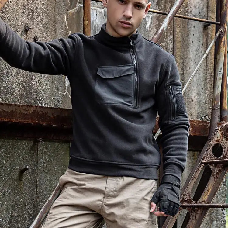 Herrens Taktiska Jacka för Utomhusbruk 8