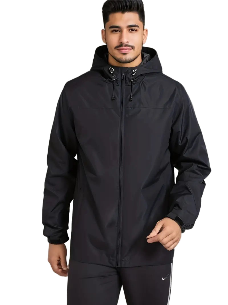 Herrens Vattentålig Vindjacka för Avslappnad Stil 0