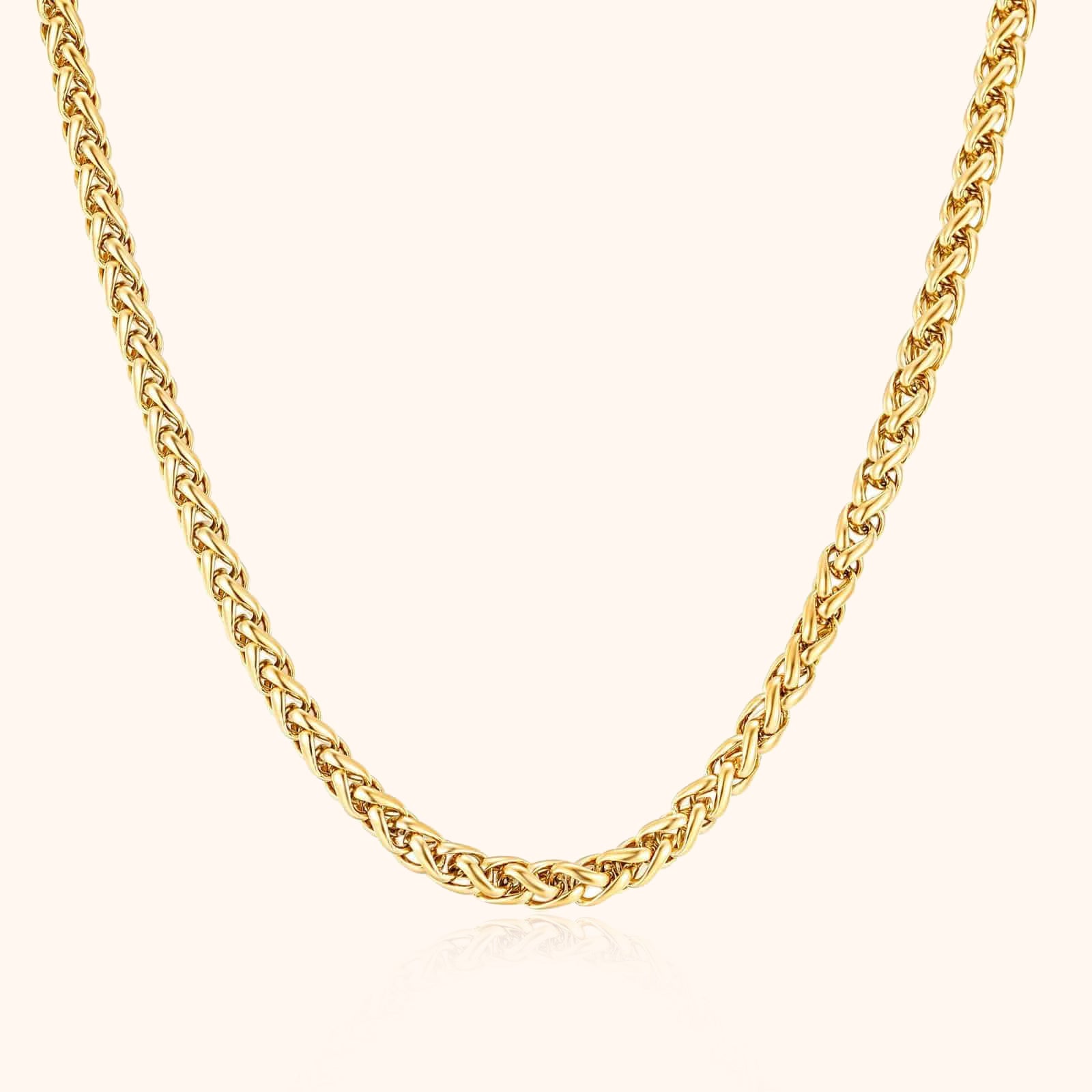 Herrhalsband med Korslänk Design 2