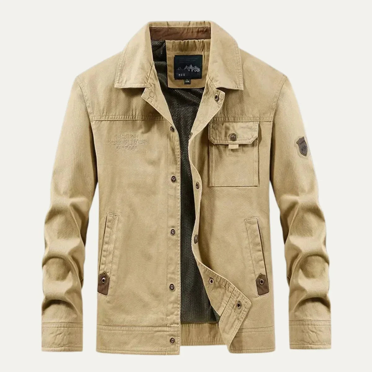 Herrjacka Cargostil Vattentät Militärinspirerad Design 8