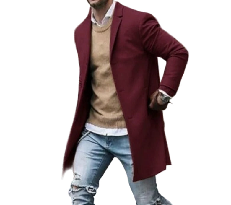 Herrjacka Slim Fit Ull Vindresistent 0