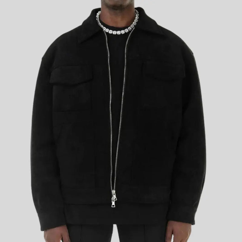 Herrjacka i Mocka Klassisk Design för Formella och Avslappnade Tillfällen 3