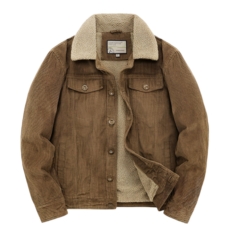 Herrjacka i kordflod med mjukt foder 0