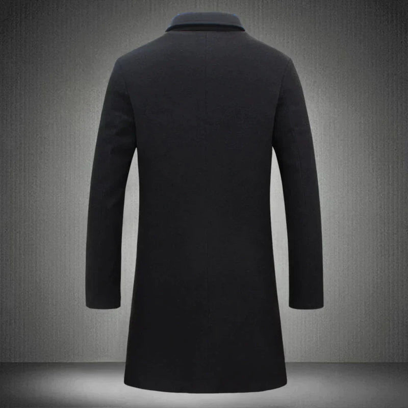 Herrkappa Ullblandning Klassisk Design Värmande och Tidlös 2