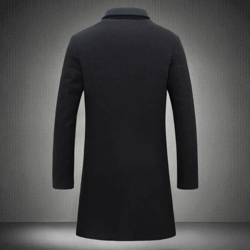 Herrkappa i Ull med Elegant Design och Vattenavvisande Egenskaper 1