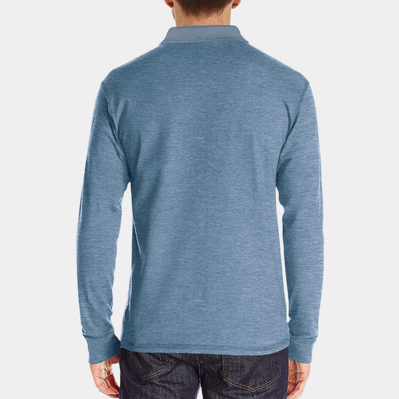 Herrpoloshirt Modern Stilren För Avslappnad Och Formell Användning 1