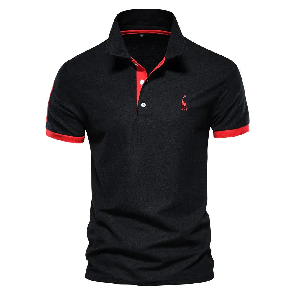 Herrpoloshirt i klassisk design med avslappnad passform 3