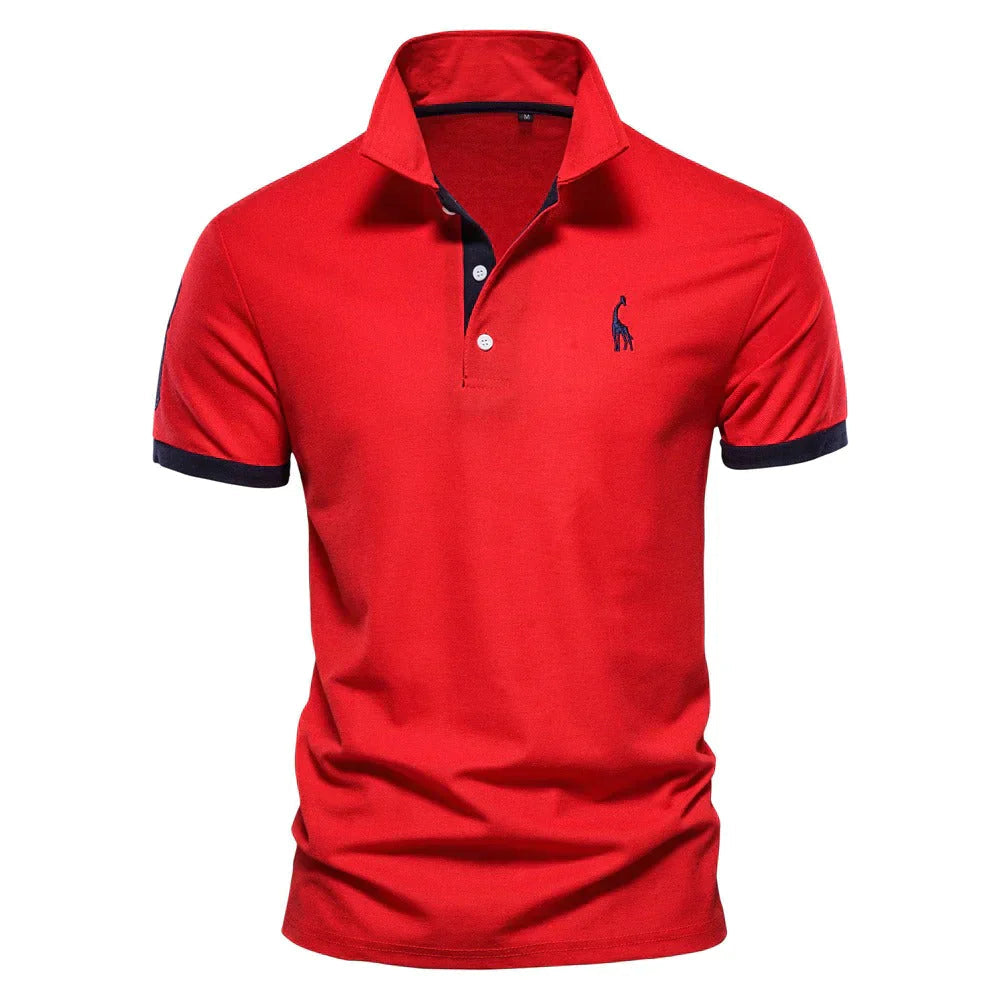 Herrpoloshirt i klassisk design med avslappnad passform 4