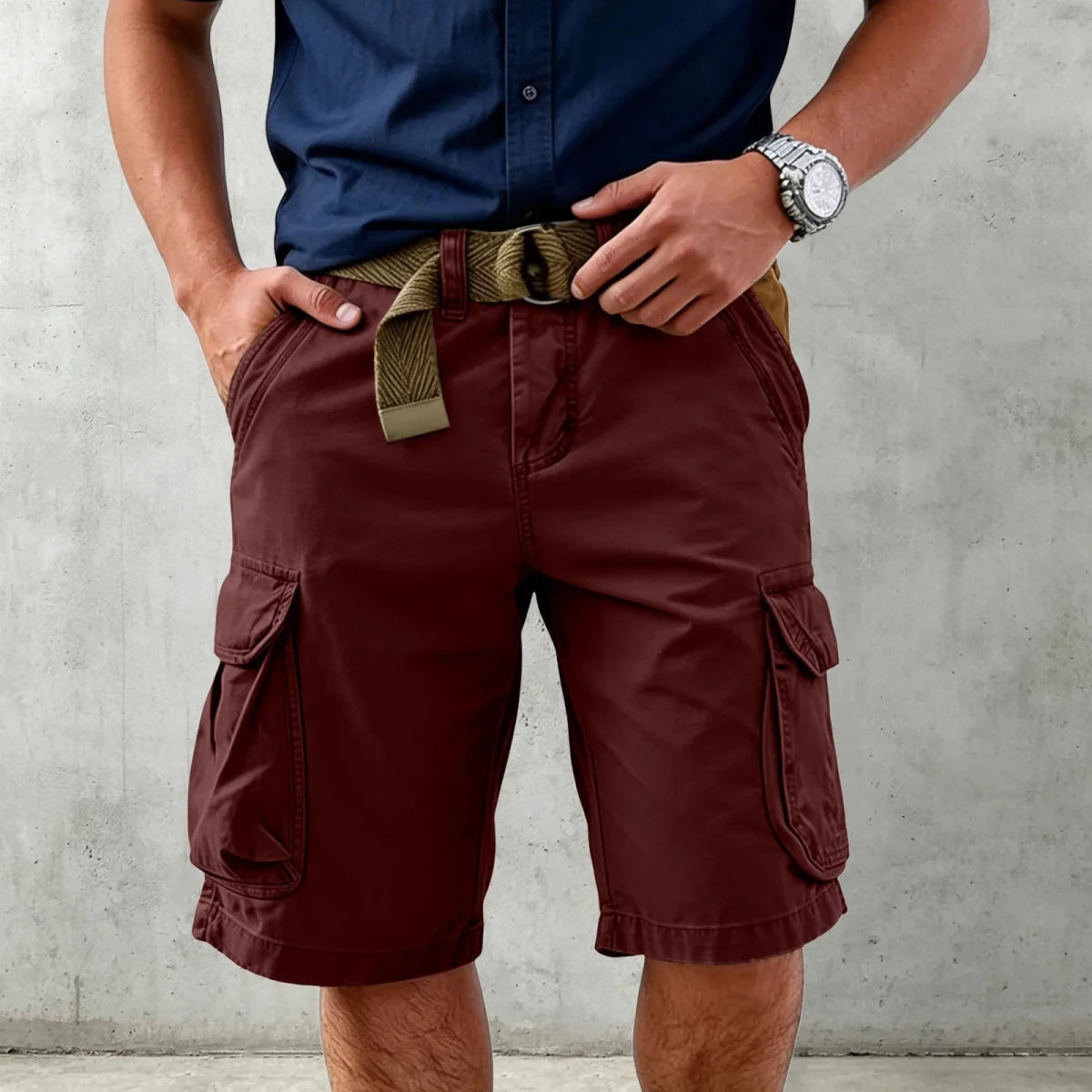Herrshorts med Flerficksdesign och Modern Stil 1