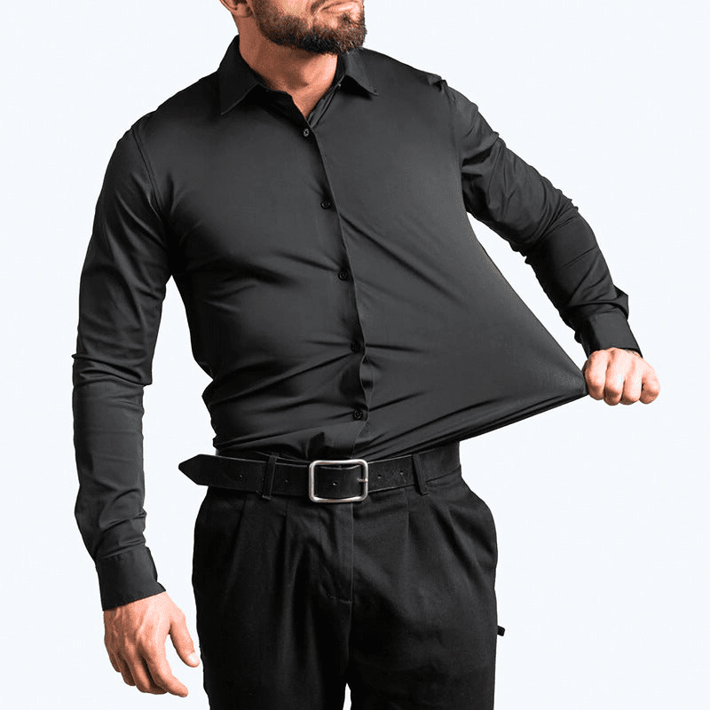 Herrskjorta Modern Stretch Tyg 1