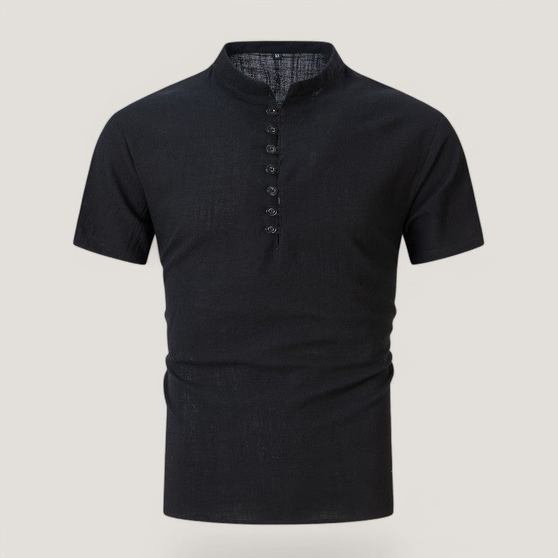 Herrskjorta i Lin och Bomull Vintage Sommar 7