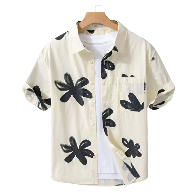 Herrskjorta i Premium Bomulls- och Linneblandning 0