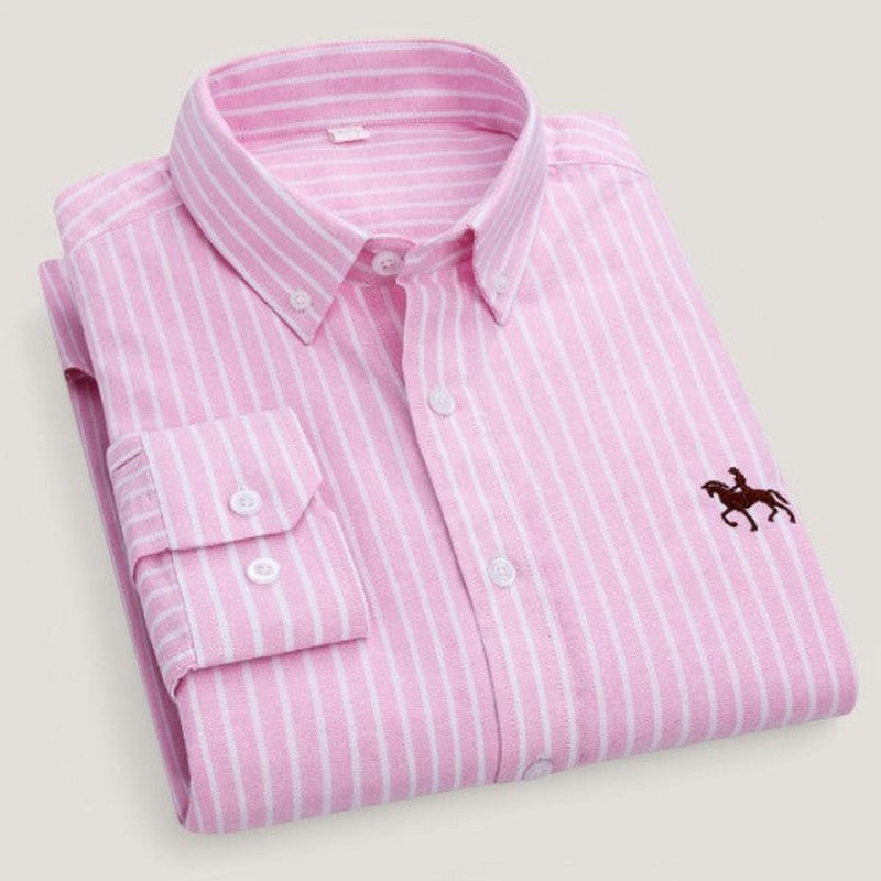 Herrskjorta med Långa Ärmar Klassisk Design 2