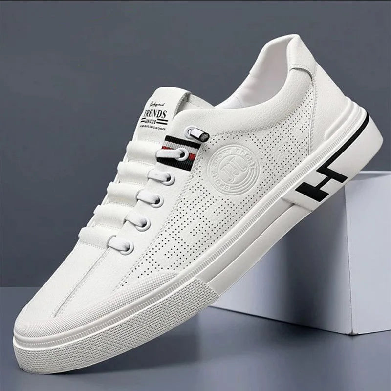 Herrskor Läder Casual Stilren Design med Dämpningsteknik 6